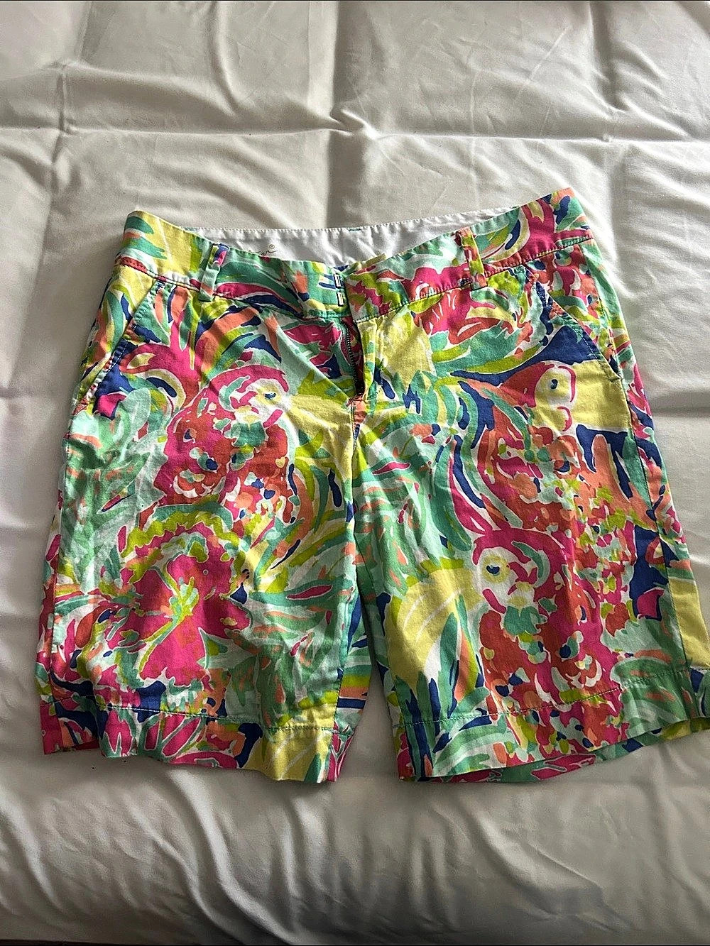Lilly Pulitzer Floral Print Bermuda Shorts